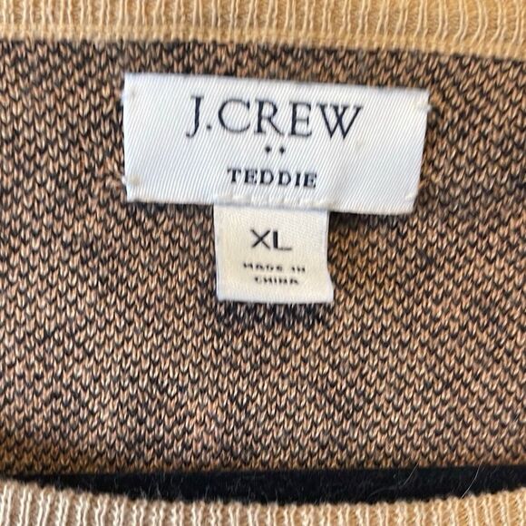 J.Crew animal print sweater XL - Picture 3 of 6
